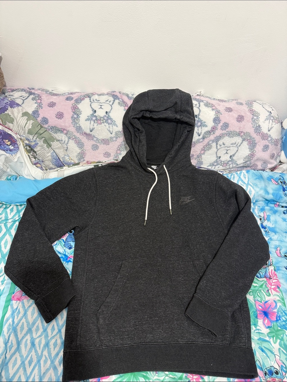 Nike Men's Charcoal Black Pullover Hoodie size S